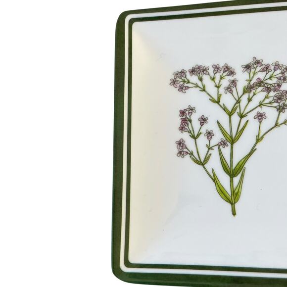 Shabby Chic Melamine Purple Floral Appetizer Dessert Plates 8x5 Set of 4 New - Picture 10 of 15